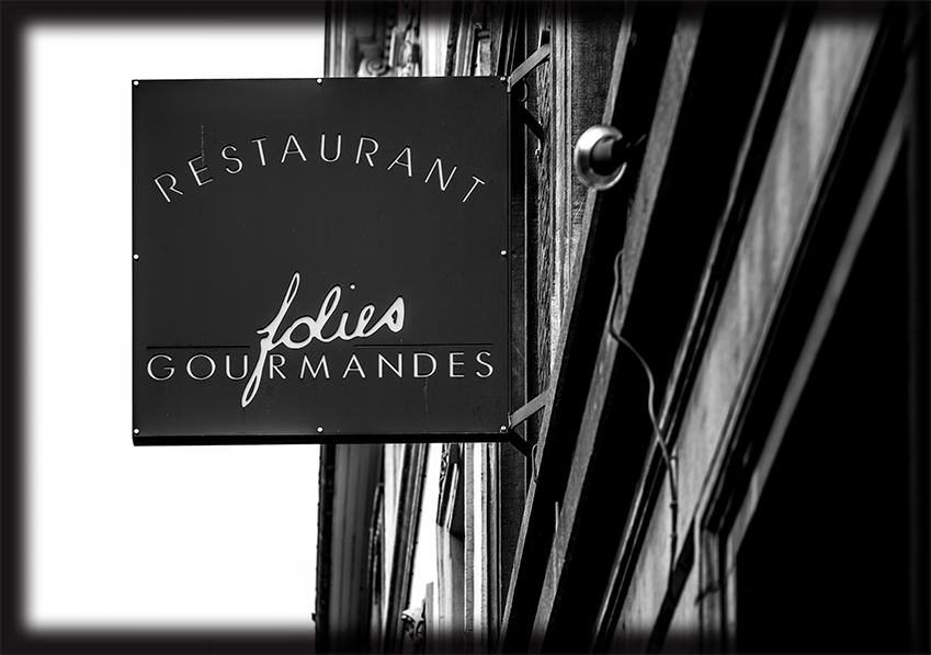 Enseigne Folies Gourmandes